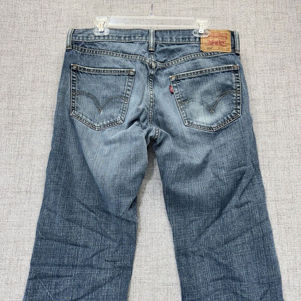 Levis 559 Jeans Men's 33x34 Relaxed Fit Straight Leg - Picture 10 of 14